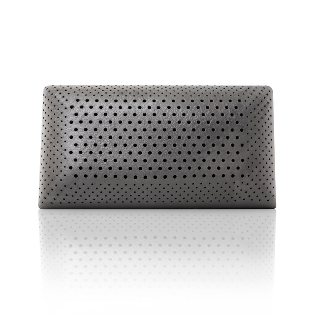 on white of the Zoned Dough Pillow in Bamboo charcoal